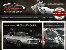 Tablet Screenshot of kieferautomotivegroup.com